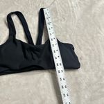 GIGI C Revolve Andrea Sports Bra Women's Small Black Ribbed Cutout V Photo 8