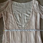 Light Pink Backless Bell Sleeve Boho Wedding Guest Dress (uma and leopold) Photo 7