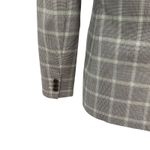 J.Crew Devon Blazer Plaid Italian Stretch Tollegno Wool Blend Gray Size 0P Photo 9