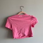 Urban Outfitters  pink cutout crop top Photo 2