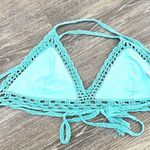 Bali Chic Blue crocheted bikini top Blue Size M Photo 3