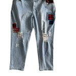 Lane Bryant Mid Rise Boyfriend Fit Distressed Jeans Size 22 Photo 1