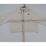 Prince Pickleball Quarter Zip Sweatshirt Cropped Pullover Long Sleeve Women XXL White Photo 3