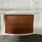 Calvin Klein Collection White Denim Jacket Size M Photo 4