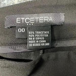 Etcetera  Black Witty Tiered Ruffle Hem A-Line Skirt Size 00 NWT MSRP $275 Photo 2