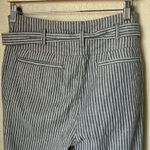 Sundance  grey striped linen blend pants Photo 7