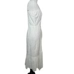 Parker  Eyelet Asymmetrical Cotton Dress Size 6 Photo 7