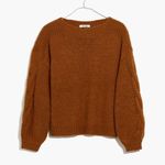 Madewell  Cable-Sleeve Boatneck Sweater Size XS Photo 12