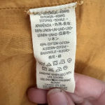 Free People  Mustard‎ Yellow Corset Style Back Linen Skirt Boho Size Small Photo 8