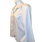 Jones Wear  pretty slate blue classic blouse. Photo 4