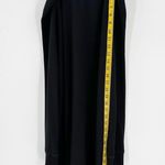 Fifteen Twenty  Black Cotton Blend Cold Shoulder Zip Sleeve Sweater Dress Medium Photo 6