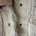 BW Sport Vintage Y2k M Penny Lane Corduroy Jacket Faux Fur Trim Button Up Retro Tan Size M Photo 6