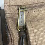 Fossil  Canvas Shoulder Handbag Tan & Brown 9X4X11 SEE DESCRIPTION Photo 3