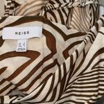 Reiss NWOT  Rosie Animal print faux wrap dress belted v neck dress size 2 Photo 4