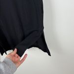 Athleta  Cabana Tunic Hoodie Sweatshirt Short Sleeve Womens Size XXS Black Active Photo 7