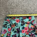Anthropologie Cartonnier teal floral shorts size 2 Photo 7
