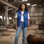 University of Kentucky Wildcats Colosseum Athletics puffy vest New size medium Blue Photo 1