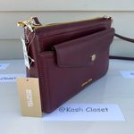 Michael Kors Maisie Medium Pebbled Leather 3-in-1 Crossbody Bag - Merlot Photo 2