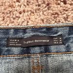 ZARA  Trafaluc distressed denim skirt Photo 2