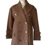 Badgley Mischka ] NWT  Rosalie Notch Collar Coat NO BELT Photo 2