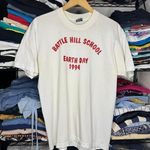 Fruit of the Loom Vintage 90’s School “Earth Day 1994” Best Black Tag Sz XL Photo 0