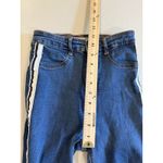 ZARA  Skinny Jeans Womens 23" Trafaluc Striped Preppy Coastal Travel Concert Photo 6