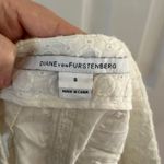 Diane Von Furstenberg  White Eyelet Chino Shorts Photo 2