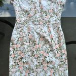 Forever 21 Contemporary Coquette Floral Dress in White/Pink/Green - Size Large Photo 1