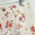 American Eagle NWT  Floral Mom Short 3" Denim Hi-Rise White Size 6 NEW $50 Photo 5