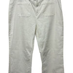 Buffalo David Bitton  Bridgette High-Rise Soft Strech‎ Crop Pant, White, 18/38 Photo 0