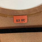 Alix NYC  bronze metallic thong bodysuit size large Photo 1