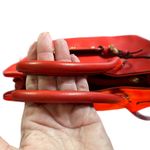 Michael Kors Red Leather Large Hamilton Tote Purse Photo 6