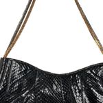 Vintage Judith Leiber Black Snake Shoulder Bag as is‎ Photo 6