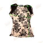 Carol Rose Size XL  Whimsigoth Floral Witchy Top Photo 2