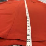 Forever 21  Rust Orange Button Tab Skirt A-Line Polyester Contemporary Size Large Photo 6