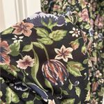 Tracy Whimsical Moody Cottagecore 90’s Black Floral Sheer Midi Dress S/M FLAW Size M Photo 15