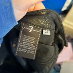 7 For All Mankind  BLACK COATED ANKLE PANTS Photo 3