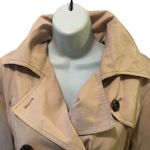 Steve Madden Long Tan Double Breasted Belted Trench Coat Size 8 Spring Summer Photo 4