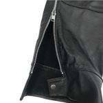 Harley Davidson HARLEY- DAVIDSON Cow Leather Moto Riding Chaps W's XL Black Adjustable Made USA Photo 5