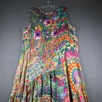 Johnny Was Maxi Dress Womens XXL Floral Print Sleeveless Bohemian Rayon Blend Photo 9