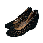 Jeffrey Campbell  Delaisy Cut Out Wedge Heels in Black‎ Size 6 Photo 2