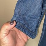 Elevenses Anthropologie  shirt chambray tencel‎ top xs Photo 3