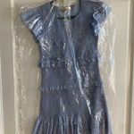 Love Shack Fancy X Revolve Aveline Mini Dress in Blue Baby Pomme Photo 9