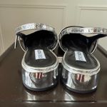 Steve Madden  Anyaa Metallic Silver Point Toe Mary Jane Flats 9 Photo 4