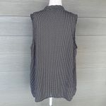 Who What Wear  Black and White Polka Dot Blouse Photo 5