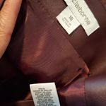 Liz Claiborne Sz 16 Elegant Brown Leather Skirt NWOT Photo 8