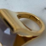 Lele Sadoughi  Gray and Gold earrings ring  Jewelry Set Photo 3