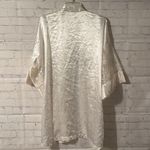 Victoria's Secret Victoria’s Secret Vintage Gold Label off white robe OSFA lace inserts Photo 5