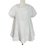 Free People Bohemian Ethereal Billowy Sunset City Tunic Swing Top White Large Photo 7