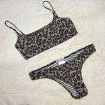 Reformation  - Leopard Print Bikini Size L Photo 6